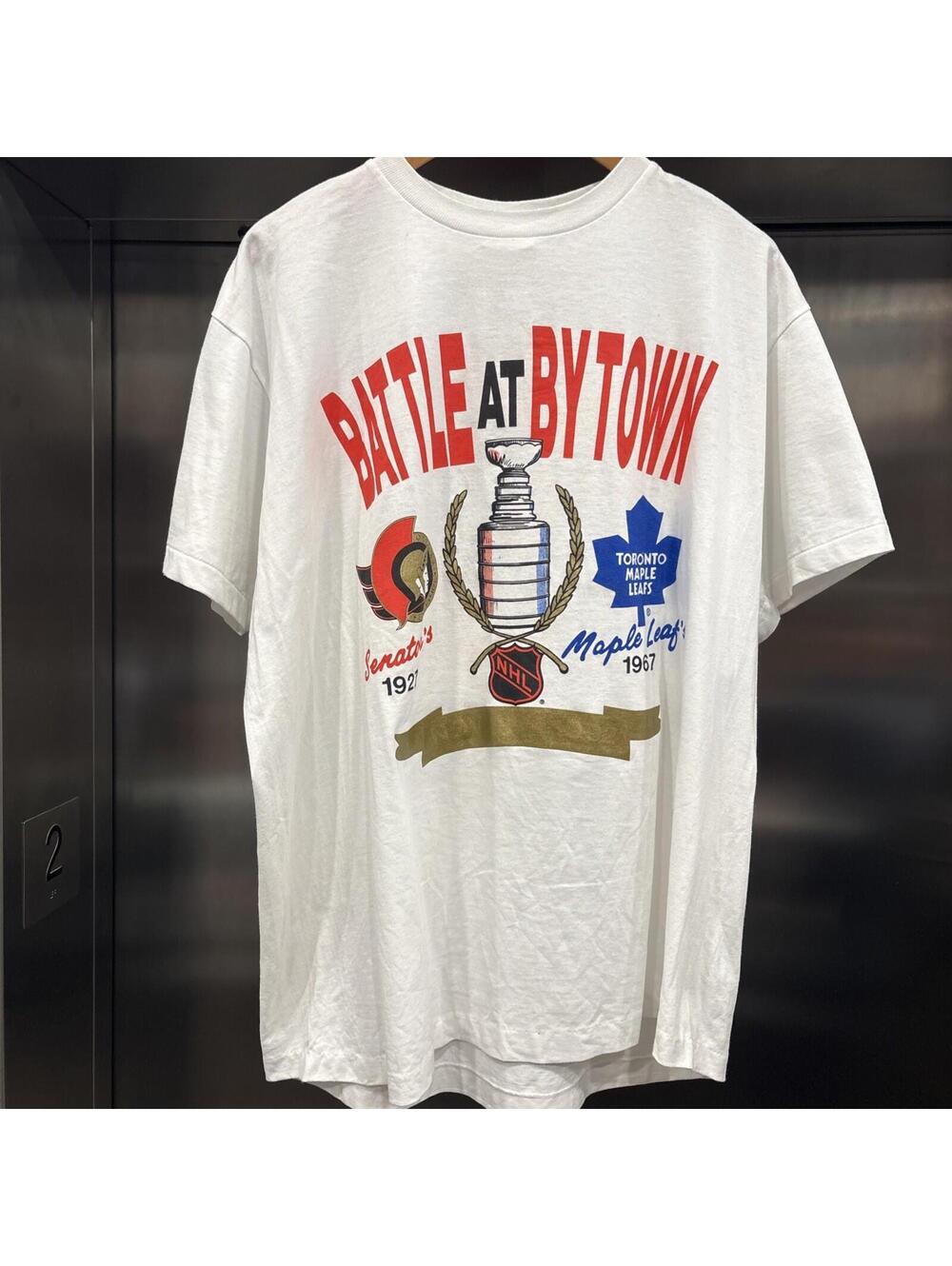 Vintage 90’s Battle At Bytown Maple Leafs Vs Sen T-shirt